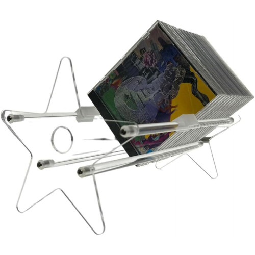 CD Holder Stand - Clear Display Rack for CDs and DVDs 1