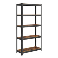 SONGMICS Shelving Unit, 30 x 75 x 150 cm, 650 kg Load Capacity (130 kg
