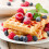 Salter Salter Double Waffle Maker – Non-Stick Dual Waffle Iron Plates, Deep 7