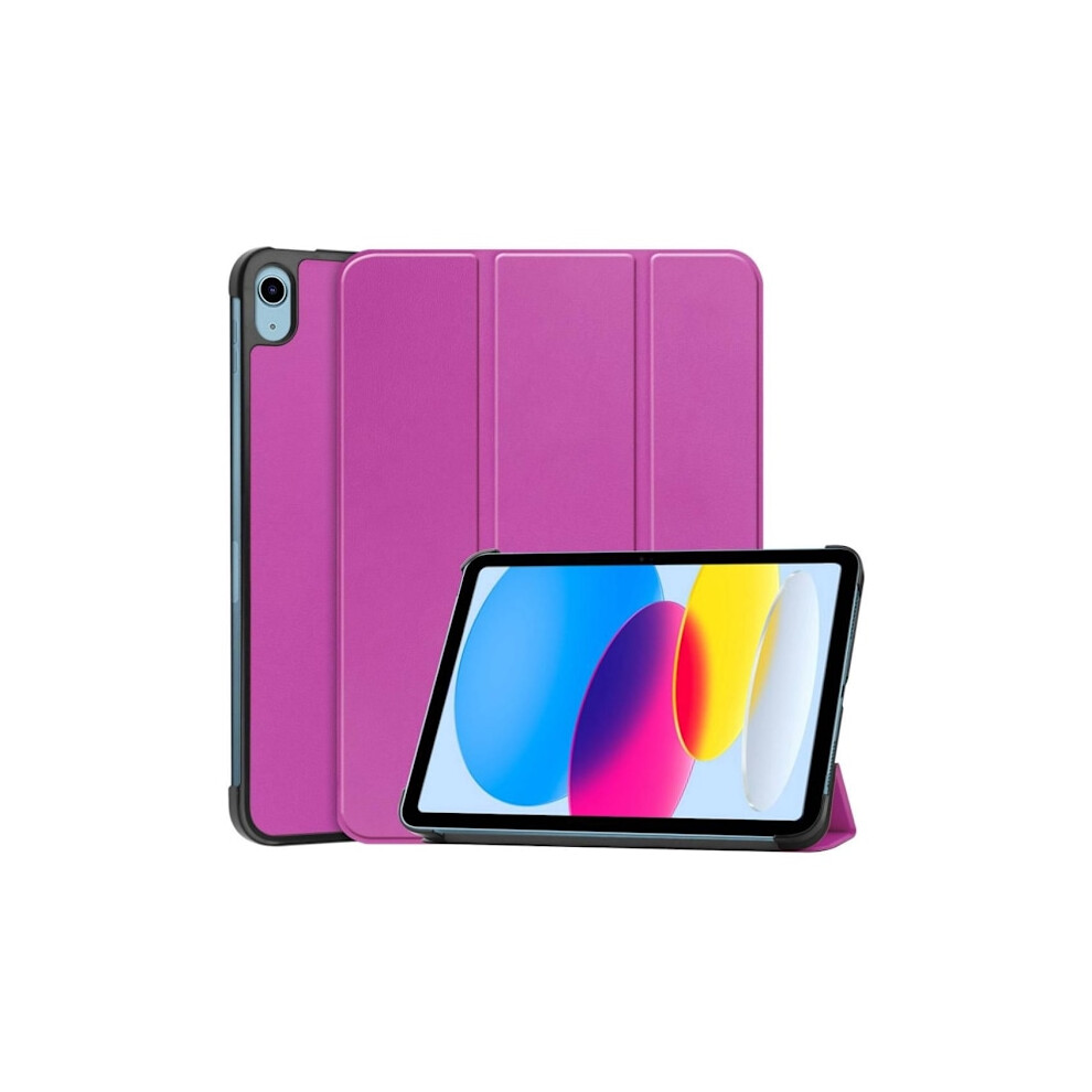 Compatible With Ipad 10.9" 2022 / Compatible With Ipad 11" 2025 Tri-Fold Case - Purple 9482828496592