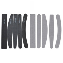 10 pcs double-sided nail files - 100/180 Black