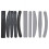 10 pcs double-sided nail files - 100/180 Black 1