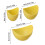 Uclet Food Storage Combinable And Stackable Flower Shaped Fruit Plate Snack Storage Tray Organize Pantry 2