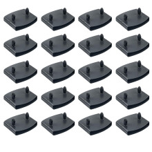 Sgehai 20 Pcs bed slats, replacement bed slat center clip,plastic bed