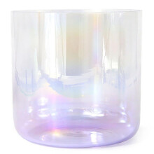 7 Inch Clear Quartz Crystal Singing Bowl 432Hz G Note for Meditation Yoga and Sound Healing