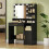 Hzuaneri Dressing Table with Mirror and 10 Bulb Lights, Vanity Table, 1