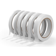 SADOKNS 6-Roll Double Sided Tape (120m Total) - Assorted Widths: