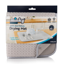 Minky Anti-Bacterial Drying Mat, Super Absorbent Quick-Drying