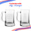 Personalised Engraved Glass Beer Stein, Personalise with Any Message 6