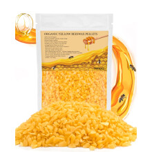 TRINIDa Beeswax Pellets 200g, Yellow Bees Wax for DIY Candles, Beeswax
