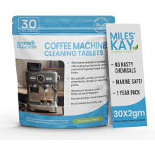 Sage & Breville Coffee Cleaning tablets (30 tablets - Double the competition) - Coffee Machine espresso Cleaning Tablets - 2 Gram -Natural not heavy