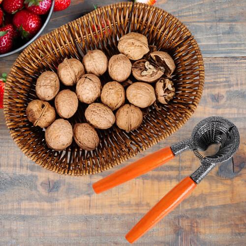 Anwenk Nutcracker with Basket Pecan Cracker Walnut Cracker Nut Cracker 1
