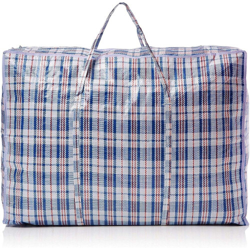 5 PACK Strong Extra large Jumbo Storage Laundry zipped bag Reusable 1