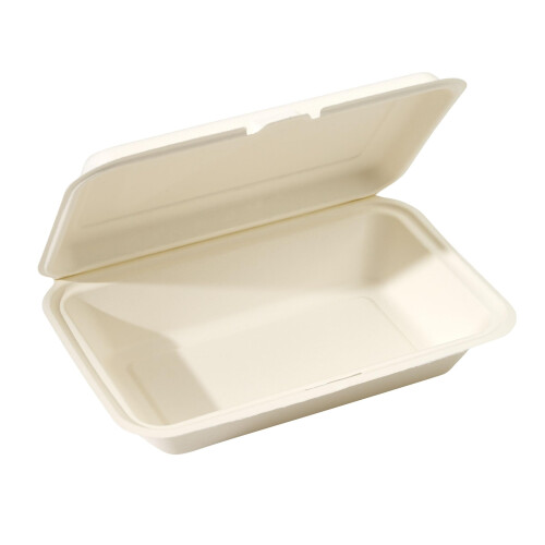 Caterpack Enviro Range Fish + Chip Boxes 6 x 9 50 pack. Disposable, 1
