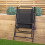 Samuel Alexander Outdoor Multi-Position Folding Garden Patio Single Chair in Black 2