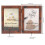 Hinged Double Photo Frame 6x4,Rustic Wood Effect 4x6'' Double Picture 3