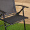 Samuel Alexander Outdoor Multi-Position Folding Garden Patio Single Chair in Black 4