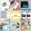 IModeur 75 Pack Permanent Vinyl Sheets (30.5 x 30.5 cm, Glossy & 7