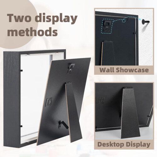 WISYOK 3D Shadow Box 8x8inch, Shadow Box Frame, Deep Box Frame for 2