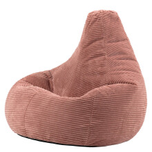 icon Dalton Cord Bean Bag Chair, Dusk Pink, Large Adult Bean Bag with
