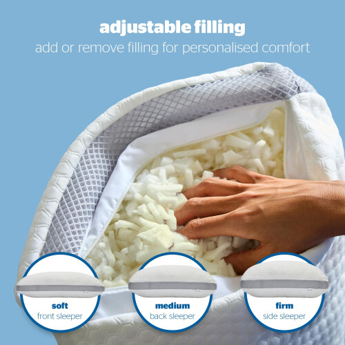 Silentnight Silentnight Adjustable Memory Foam Pillow - Sink-In Luxury Shredded 2