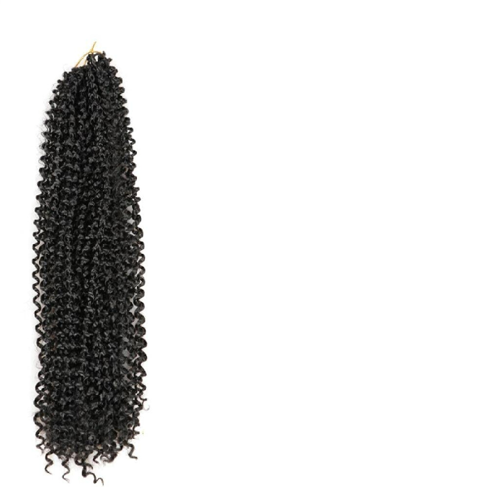 18 Inch Synthetic Crochet Braid Wig Water Wave Style Natural Look Comfortable Fit