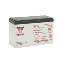 Yuasa - NP7-12 AGM S65-12V 7.0Ah - Sealed Lead Acid Rechargeable Battery
