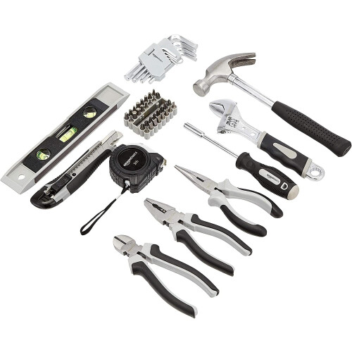 Amazon Amazon Basics Household Tool Set, 51 Pieces, Black 2