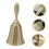 Metal Hand Bell for Restaurant, Class Rust Resistant Service Bell with Ergonomic Handle 2