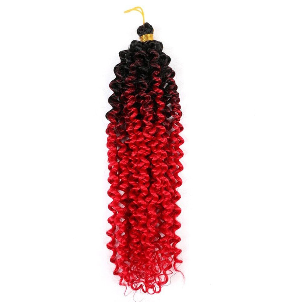Unisex 14 Inch Goddess Faux Locs Crochet Hair Extensions Afro Kinky Curl Ombre Braids Lightweight