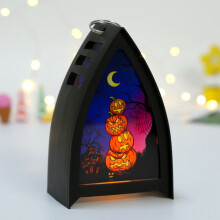 Aanbieding! Nachtlampjes in de uitverkoop voor Halloween: LED-heksenpompoenen, tafeldecoratie, grappig decoratief bordje voor Halloweenfeestjes,