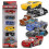 6 τεμάχια Pixar Cars Lightning McQueen Αγωνιστικά Αυτοκίνητα Παιδική Συλλογή Παιχνιδιών Δώρο 1