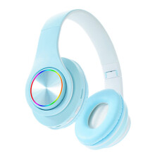 Ακουστικά Bluetooth B39Macaron Ασύρματα για χρήση στο κεφάλι5.0 Παιδικά μπλε B39Macaron