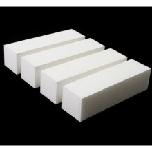 4-pack nail file in block tips nail shaping extension gel acrylic white