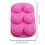 pc silikoneform - Rose (tilfældig farve) 4