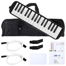 32 Key Melodica with Carry Bag, Clear Tone Air Piano Keyboard for Beginners and Music Lovers