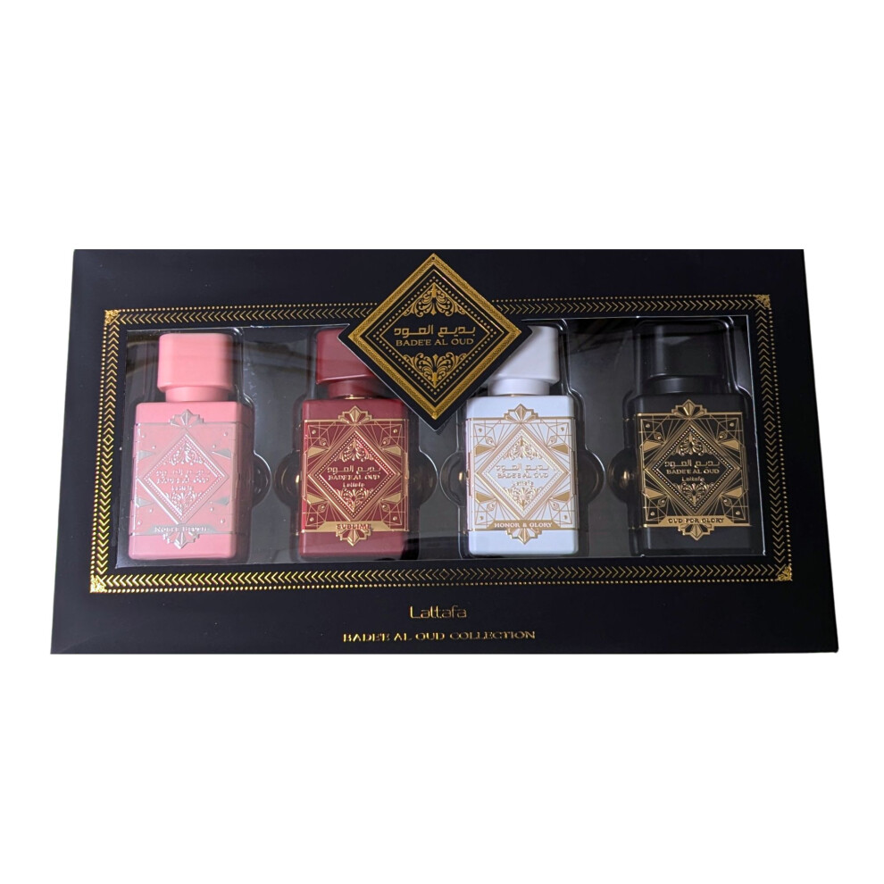 Lattafa Parfume Badee Al Oud 4 Piece 25Ml Lattafa Collection Set