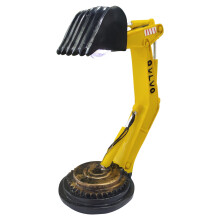 Luminária de mesa em formato de escavadeira, estilo industrial retrô, linda e exclusiva, com LED, para eletrodomésticos inteligentes.