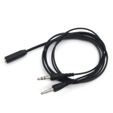 FAIOIN1M 3,5MM zástrčka samice-2 samec rozbočovač audio adaptér pro sluchátka pro PC