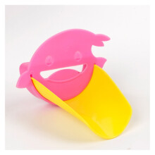 1Pc PP/TPE Baby Hand Washer Extender Compatible with Faucets, Cartoon Crab Design, Pink/Blue, Splash Filter for Bathroom/Kitchen