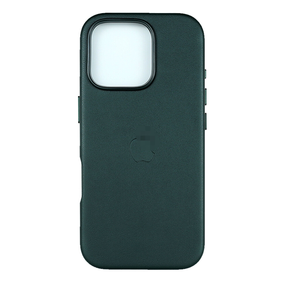 Compatible With Iphone 16 Pro Leather Case With Magsafe Faster Wireless Charging 6.1(In)- Green 9482828503313