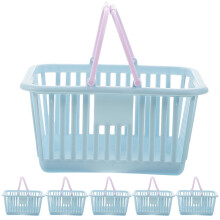 6Pcs Plastic Storage Basket Desktop Toy Baskets Desktop Organizers Sundries Storage Baskets