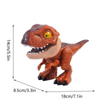 Ořezávátko s dinosaury pro děti 5v1 Sada papírnictví s dinosaury Modely dinosaurů s ořezávátkem a gumou