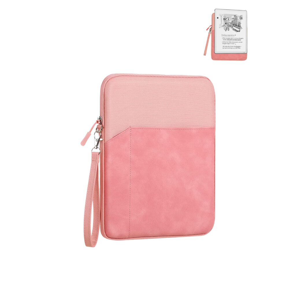 Waterproof Sleeve 11 Inch Protective Case With Extra Pocket For Kindle Scribe 2025 Pink 9099447413604