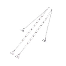 Invisible Bra Straps Adjustable NonSlip Pearl Clear Shoulder Straps for Strapless Dresses