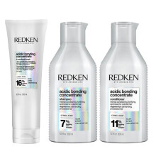 Redken Acidic Bonding Concentrate Shampoo, Conditioner and 5-Minute Li