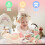 Baby Doll Bath Play Set Interactive Bathtub 5