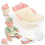 Baby Doll Bath Play Set Interactive Bathtub 9