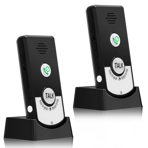Wireless Intercom System with Super Long Range TwoWay Communication for Home Office Hospital