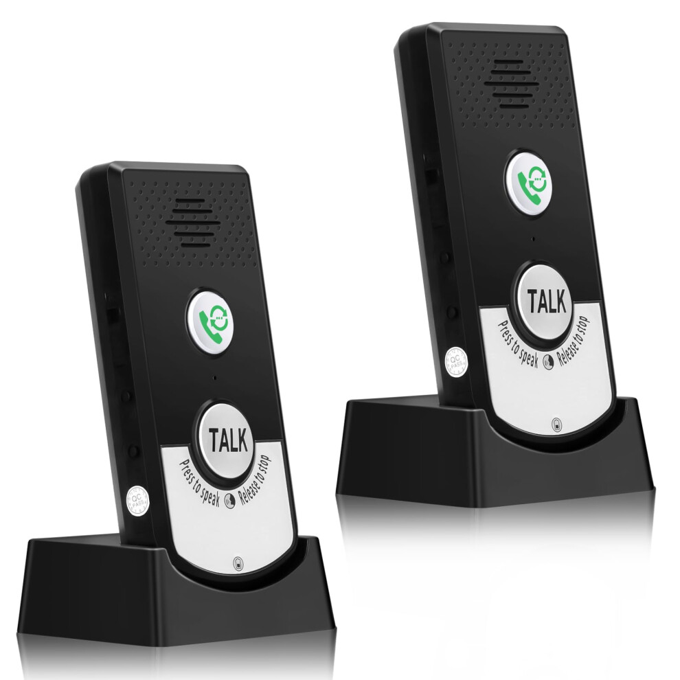 Wireless Intercom System With Super Long Range Twoway Communication For Home Office Hospital 9044945254396